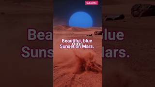 Blue Sunset at Mars.