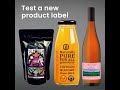 Food Processor Labels