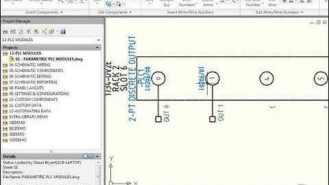 AutoCAD Electrical_Ryuzin (13 01  Parametric PLC Modules)