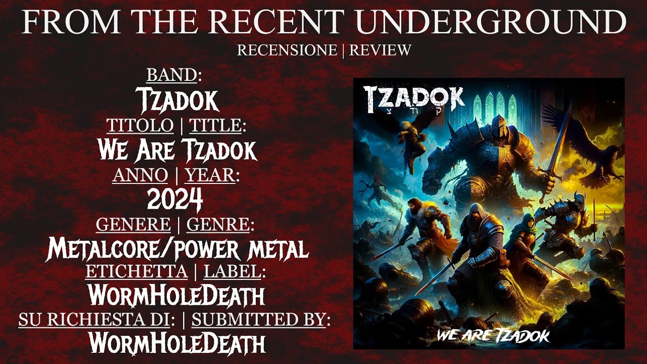 [REVIEW] Tzadok - We Are Tzadok (2024) - metalcore/power metal - Mexico