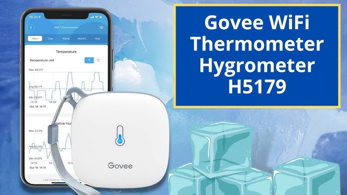 Govee WiFi Hygrometer Thermometer 6 Pack H5100, Indoor Wireless