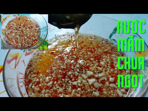 Video CÁCH LÀM NƯỚC MẮM CHUA NGỌT THƠM NGON /how to make... - youtube