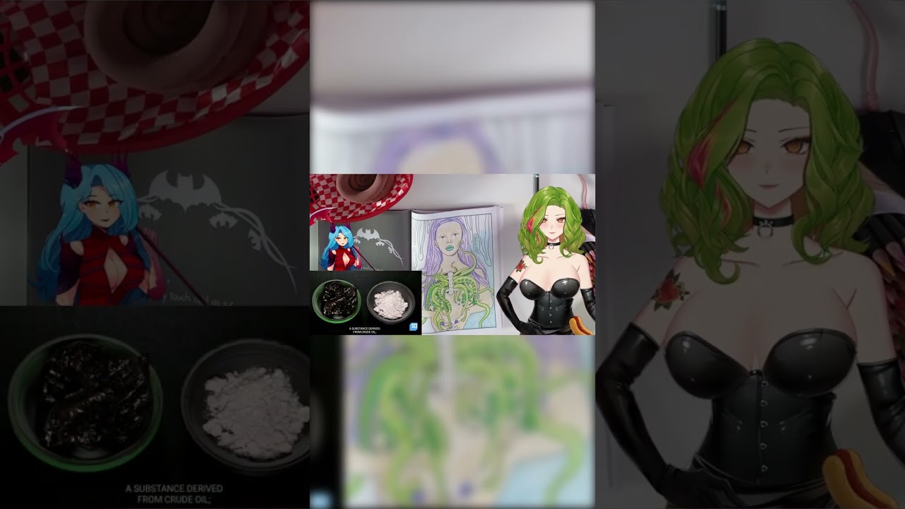 Jump Scared While Coloring #vtuber #vtuberclips