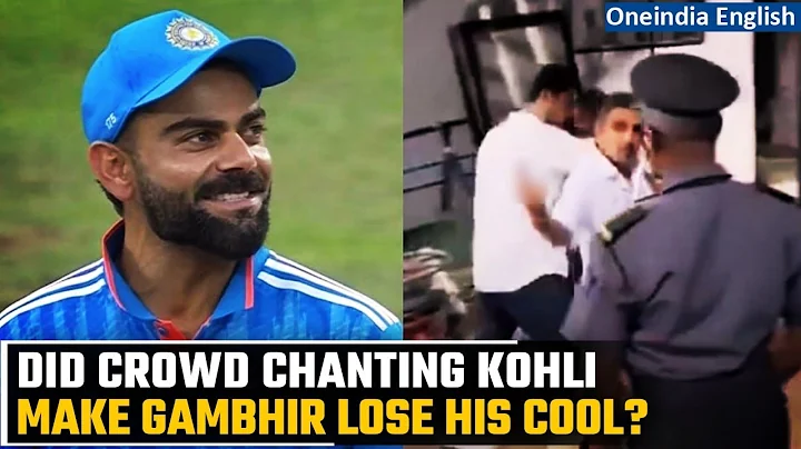 Gautam Gambhir makes obscene gesture towards crowd; Gets railed on social media | Oneindia News