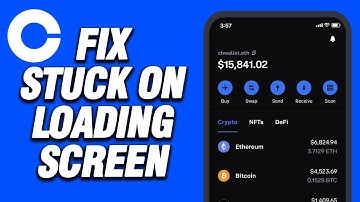 How To Coinbase App Stuck On Loading Screen Problem | Working