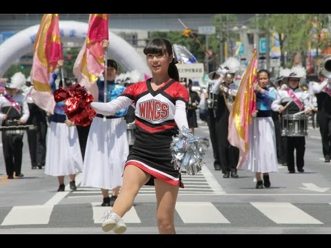 20160505【ＨＤ・原画４Ｋ】銀座柳まつりゴールデンパレード2016（武蔵野中学高等学校マーチングバンド部）