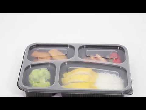 4 Compartment Disposable Food Containers, Bento Lunch Box,Whatsapp ...