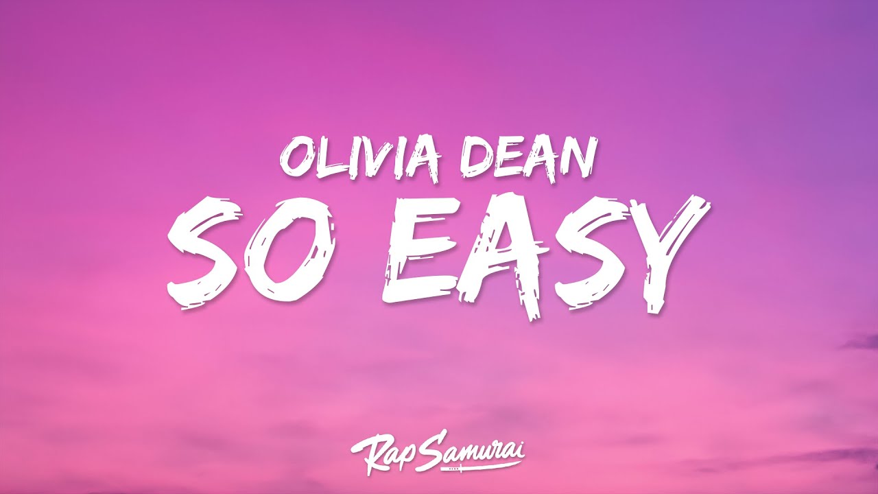 Regardez Olivia Dean - So Easy (To Fall In Love) (Lyrics) sur YouTube Regardez Olivia Dean - So Easy (To Fall In Love) (Lyrics) sur YouTube