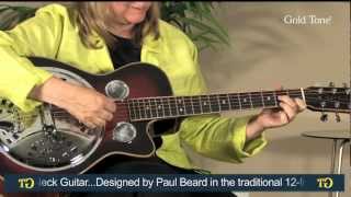 PBR-CA Paul Beard Signature-Series Roundneck Resonator Guitar with Cutaway-Tobacco Sunburst-No Style