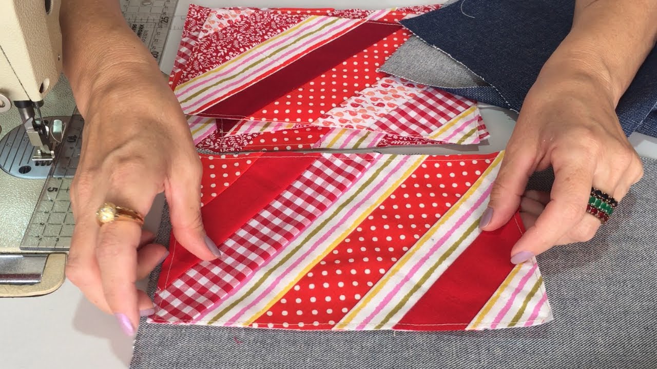 Lindo Tapete de RETALHOS com SOBRAS de FAIXAS Muito FÁCIL 😍💖