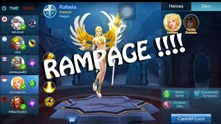 MOBILE LEGENDS : RAFAELA RAMPAGE [FULL] !!! Ranked Game