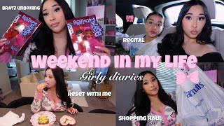 A GIRLY WEEKEND IN MY LIFE ♡: Giselle’s recital, girly haul, bratziez blind box & skincare routine 
