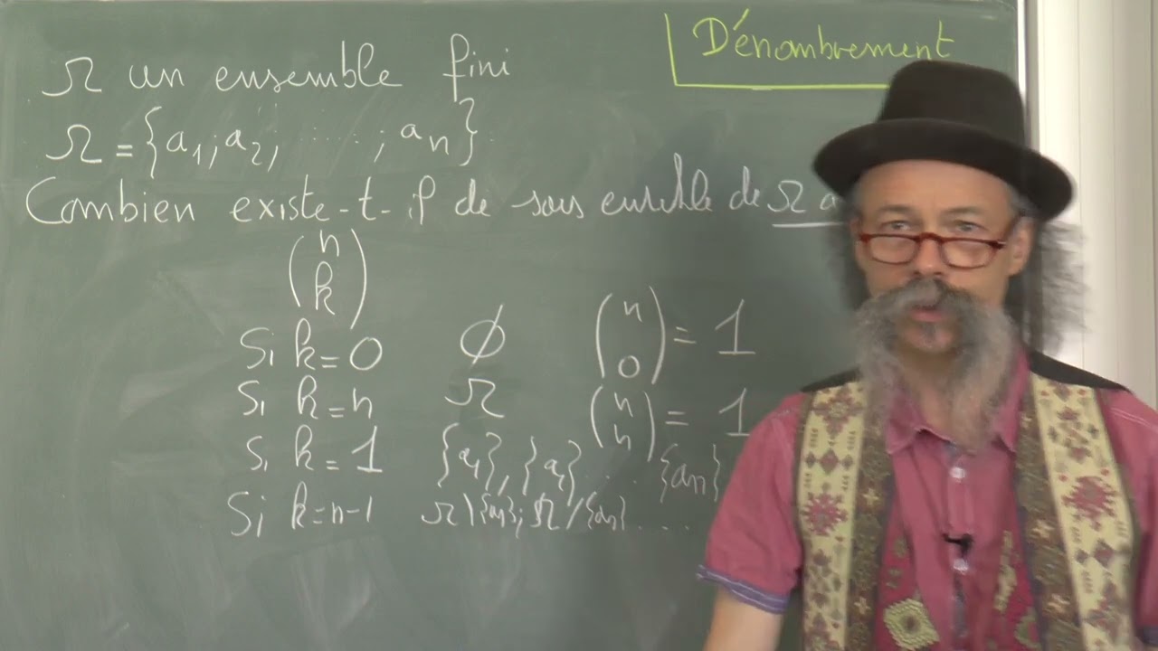 L3GC - Vidéo 1.3 : Cardinal de l'ensemble des parties et nombre de combinaisons