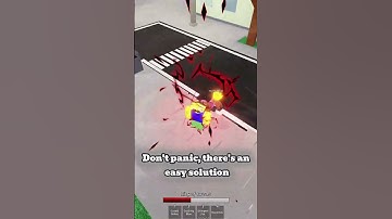 How to Stop a Black Flash Chain #roblox #jujutsushenanigans #shorts