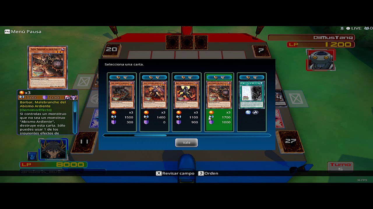 Yu Gi Oh! Abismo Ardiente VS Luminosos