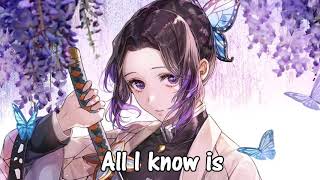 Nightcore - Speechless LYRICS ( Naomi Scott)