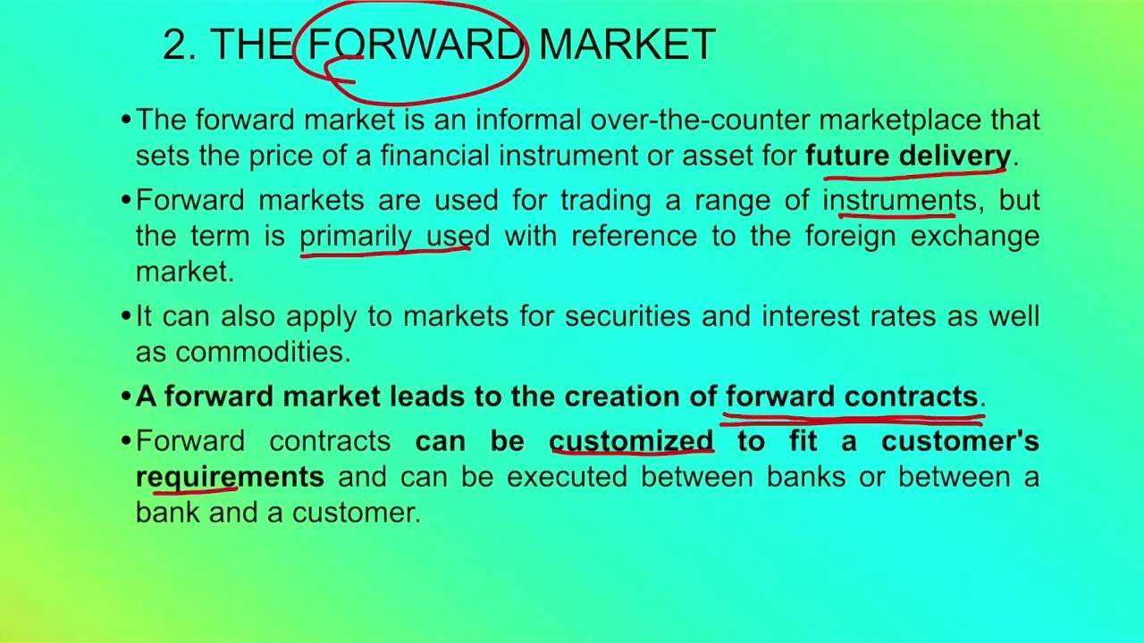 Foreign Exchange Market Part 4 FIN542