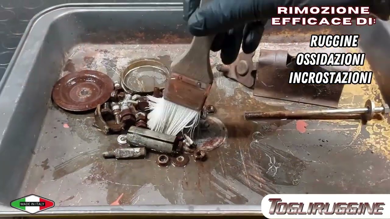 Come eliminare la ruggine completamente e senza nessuno sforzo da qualsiasi metallo.
