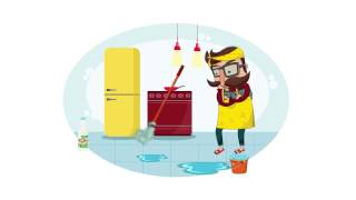 آقای سبیل و خانه تکانی