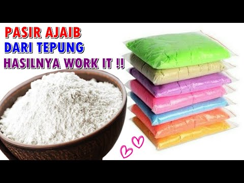 TQ TQ TQ How to Make Magic Sand with Rice Mill | Let&rsquo;s Play Kinetic Sand Tutorial