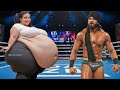 🔥WWE 2K24 | Jinder Mahal Vs Fat Mannu : WWE Intergender Match | Apr 09, 2025