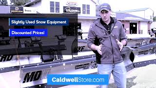 Looking for an affordable snow plow or spreader   Go to CaldwellStore.com!