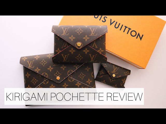 LOUIS VUITTON KIRIGAMI POCHETTE: Review, What Fits & 11 Ways to Use Them,  How to Wear It As A Bag 