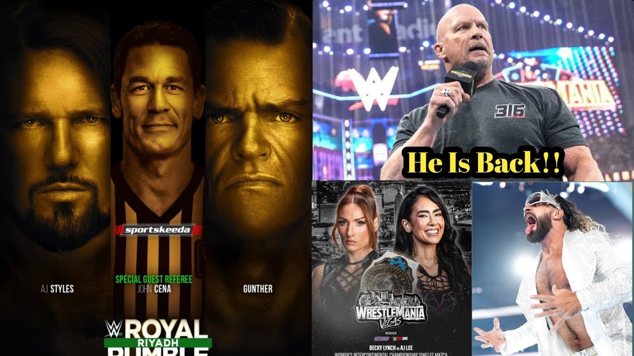 John Cena Guest Referee. Stone Cold Steve Austin to return to WWE.