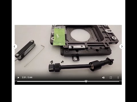 Repair, Assembly, Stage, Handle Removal, Nikon Diaphot 200, 300 Microscope XY Mechanical Stage 34307