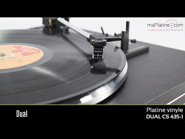 Zoom sur la platine vinyle DUAL CS 435-1 