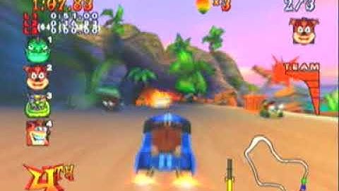 Crash Nitro Kart-Inferno Island and Out of Time Beta Multiplayer Footage
