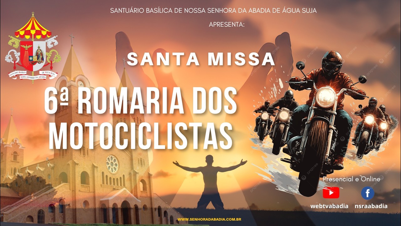 30 Dias com Maria, Missa e Coroação da Imagem Milagrosa - 6ª Romaria dos Motociclistas - 02/08/2026