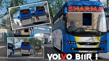 🔹 Sharma Travels Volvo B11R SLEEPER | Mumbai to Bangalore  | Indian bus game