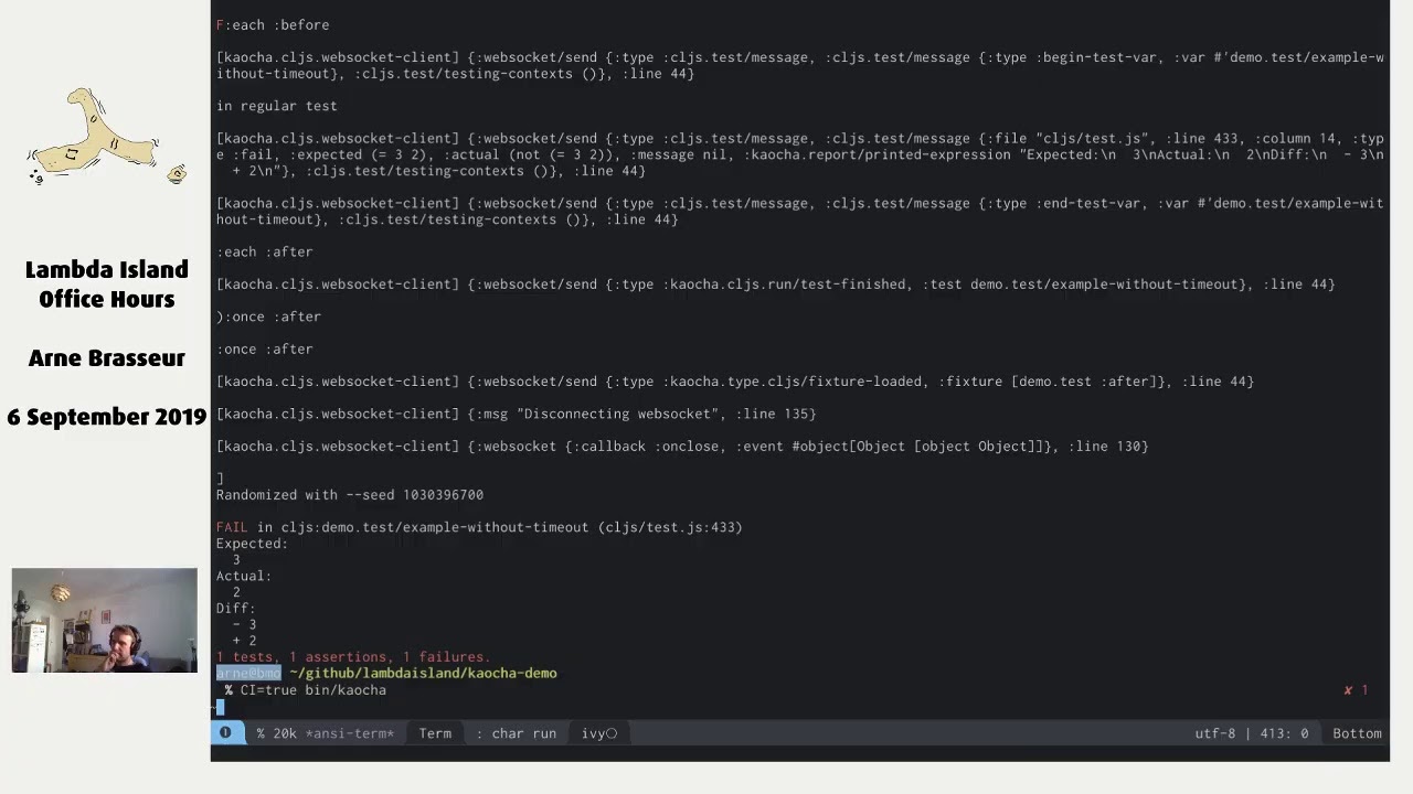 Lambda Island Office Hours #1 - Process Modeling and Kaocha plugins ...