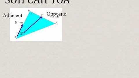 Trigonometry Finding side length using primary trig ratios Part 2.mov