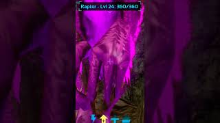 Eerie Raptor Tame - ARK Survival Evolved Mobile | Ark Solo Hindi #gaming #games #ark