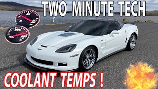 Two Minute Tech - C6 Corvette Cooling System (How to Lower Your Temps!)