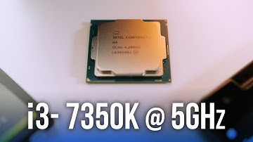 Intel i3-7350K : Performance at 5GHz