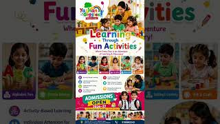 🧩 Fun Learning Activities for Kids | Preschool Admission Open Now #admissionsopen2026 #education