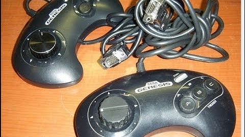 Atari Jaguar Tempest 2000 Sega Genesis Controller Mod for Rotary Control