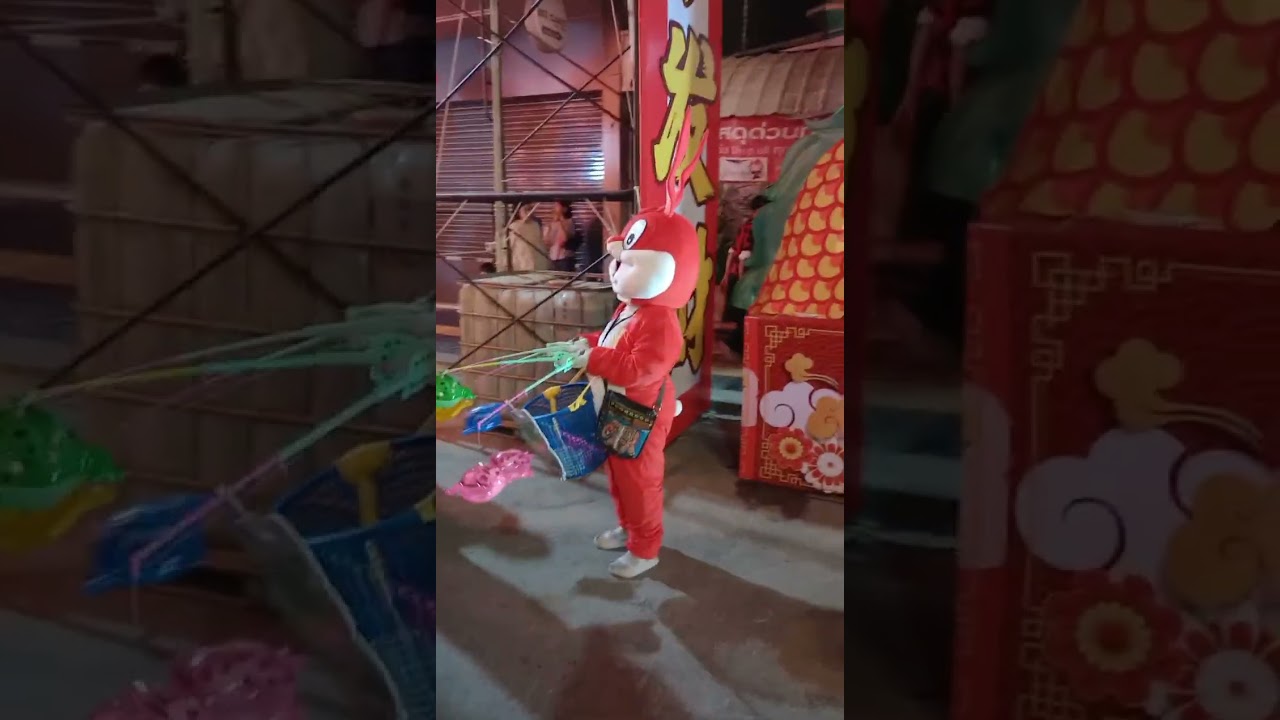 #ถนนมังกร #ตรุษจีน #โคราช#การแสดงกายกรรม