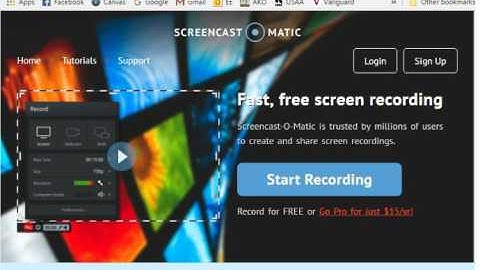 Screencast o matic intro