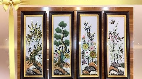 Tranh tứ quý cao cấp 0965383886