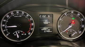 Skoda Octavia Clock Setting