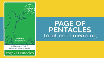 The Page of Pentacles Tarot Card