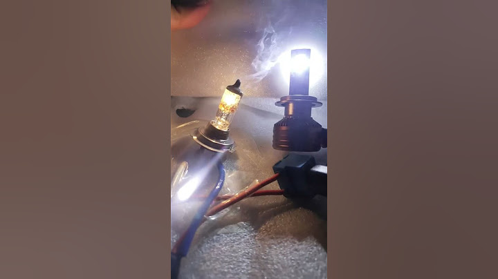 Temperature test between led headlight and halogen lights?which one you prefer?
