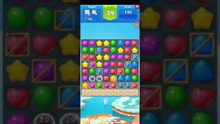 Candy crack game fourty five level completed. screenshot 2