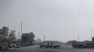 Tornado warning with sirens Lake County OH Severe squall with brief Tornados, August 6 2024 