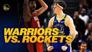 Warriors Best Plays Vs. Rockets 2024-25 Nba Highlights