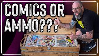 This Crate was full of ammunition...COMIC BOOK AMMUNITION! Storage Locker Find!